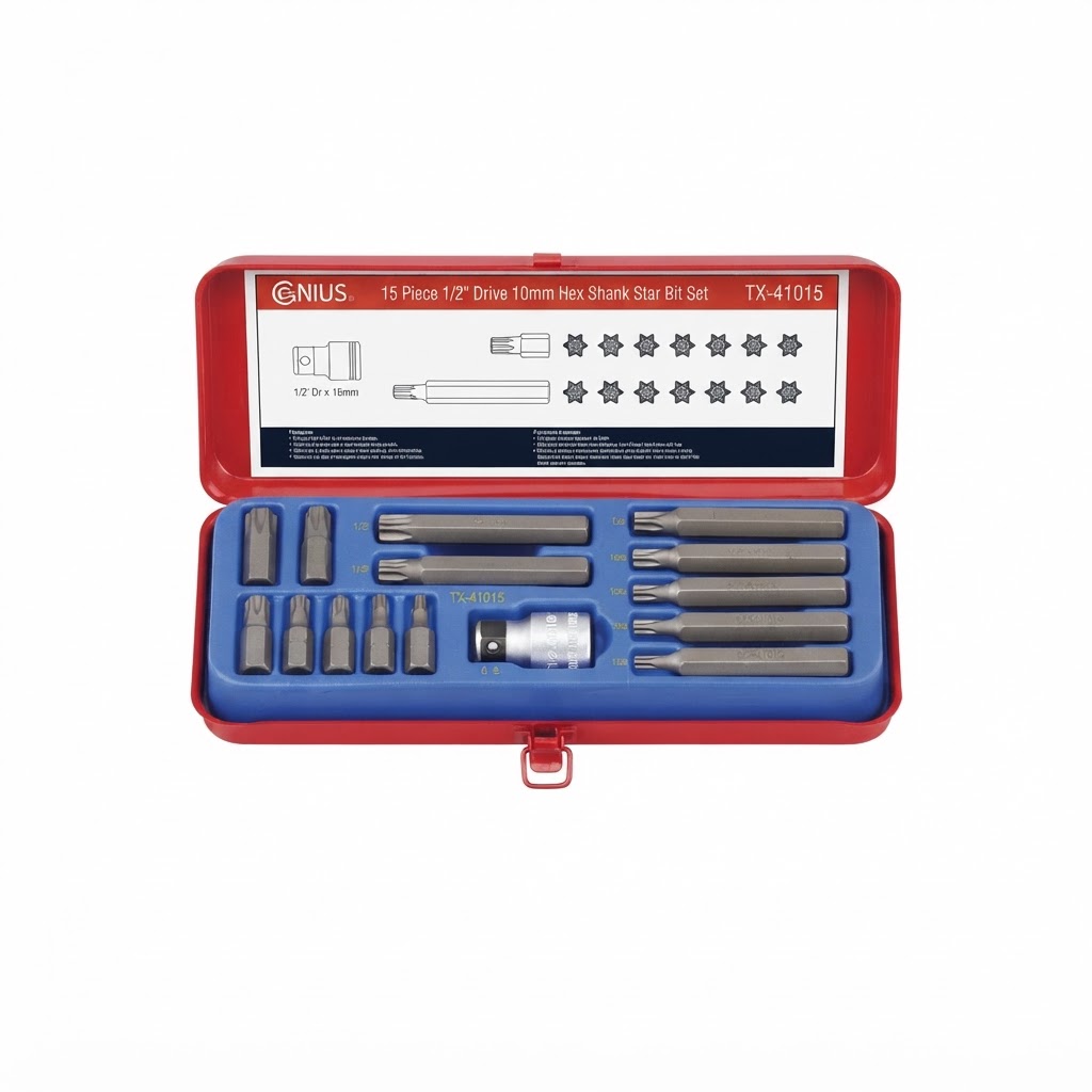 جعبه بیت 15 پارچه آلن ستاره ای T جنیوس مدل TX-41015